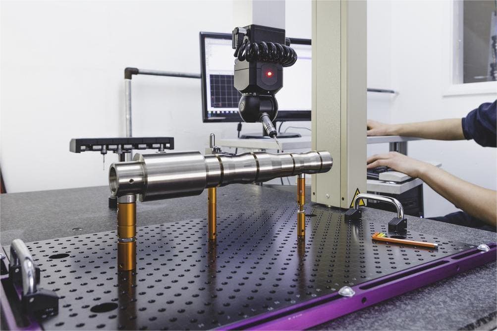 CMM checks part accuracy