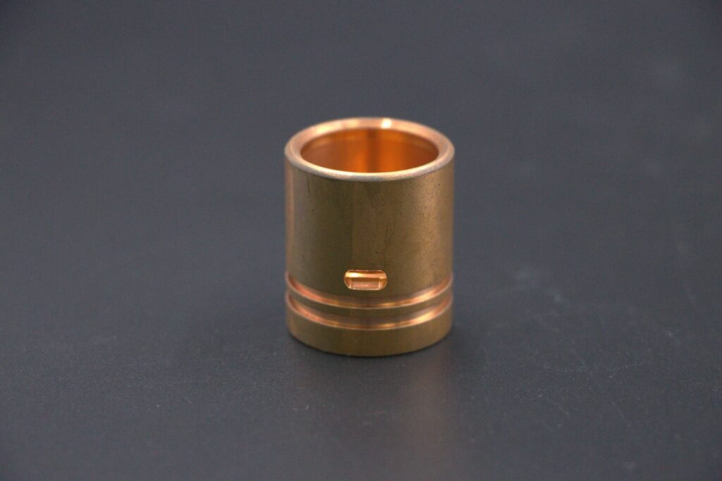CNC turning of copper parts 35