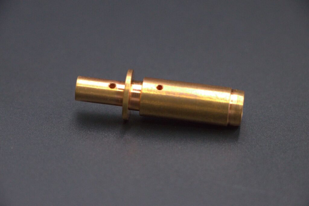 CNC turning of copper parts 38