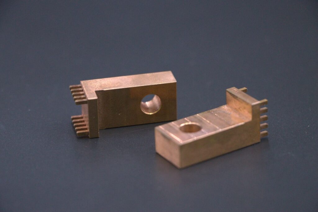 CNC turning of copper parts 51