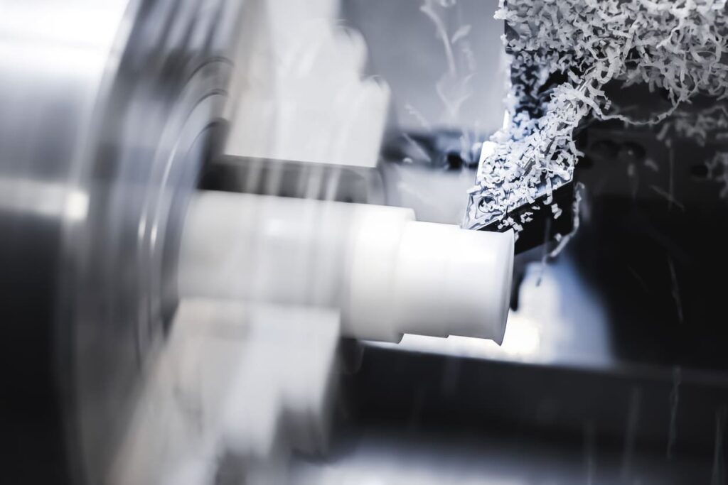 CNC turning plastic part
