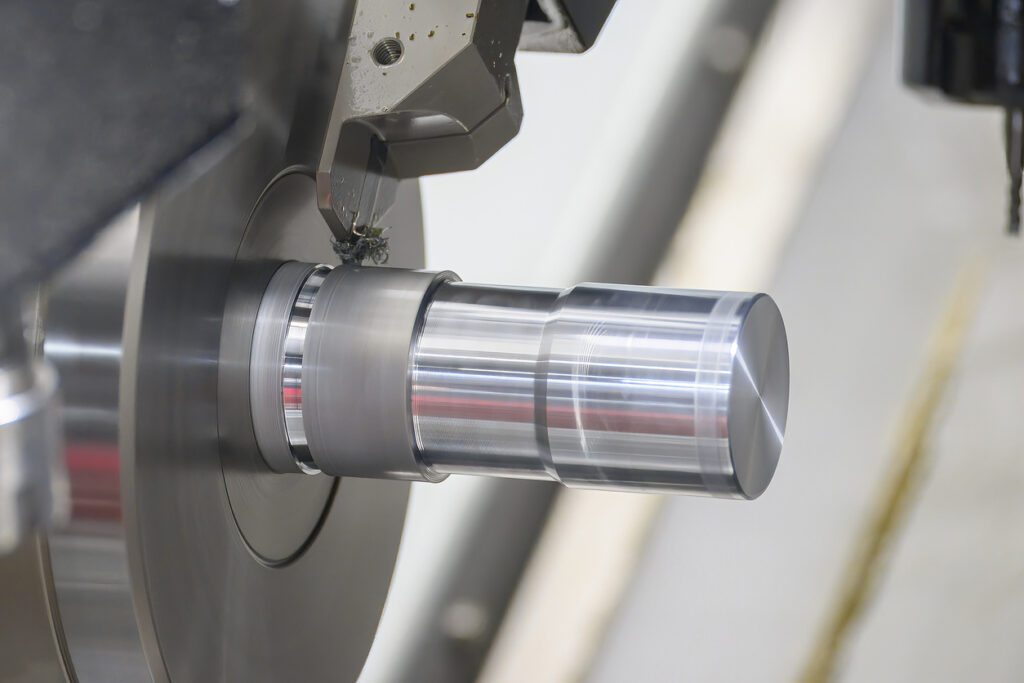 The hi-technology metal working processing by CNC turning machine