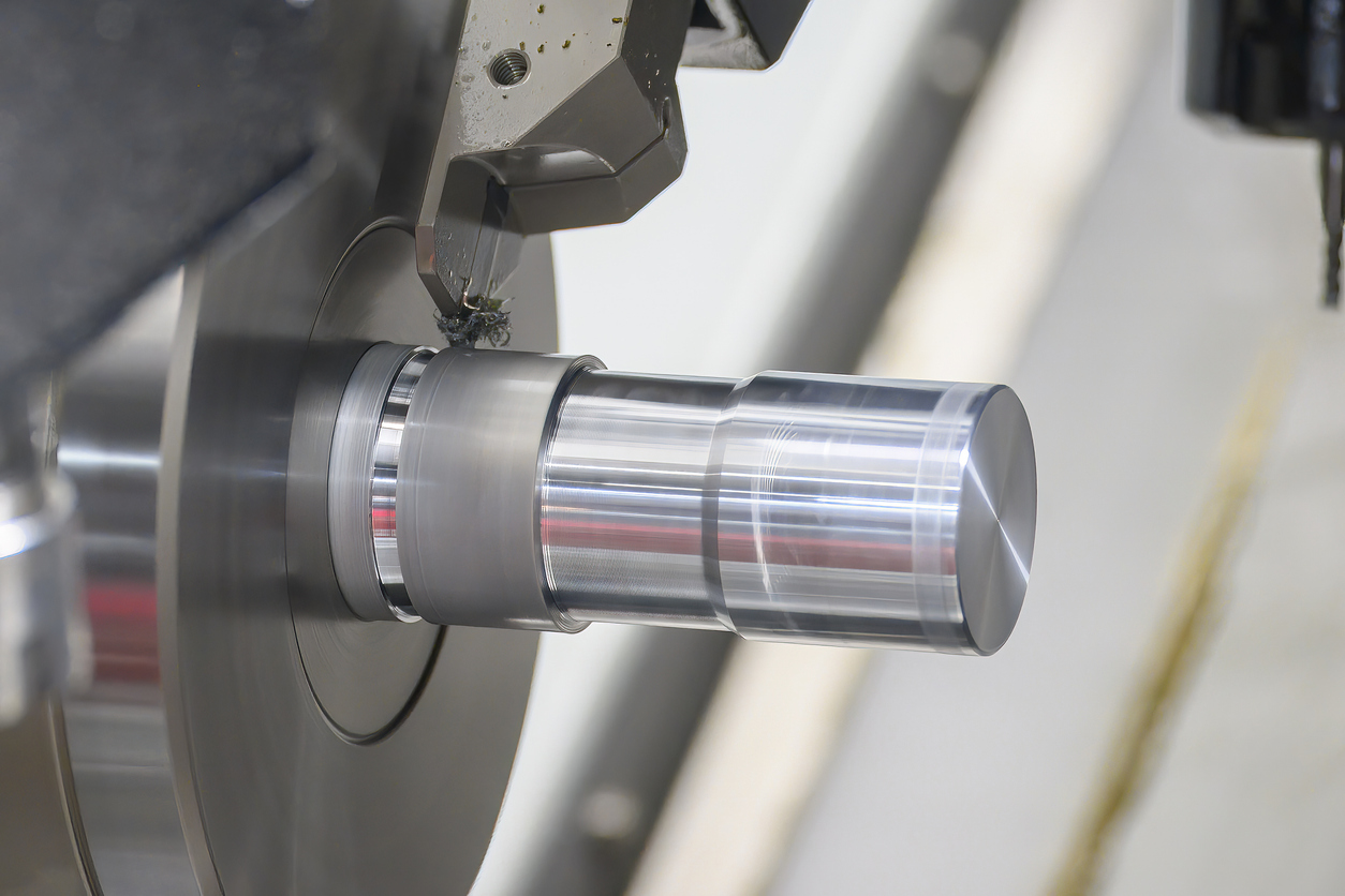 The hi-technology metal working processing by CNC turning machine