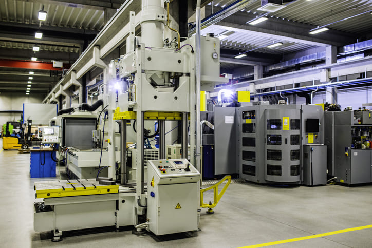 Industrial equipment workshop