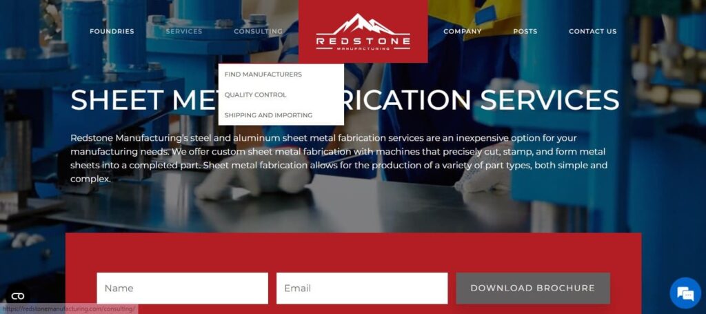 Redstone Sheet Metal Fabrication Services
