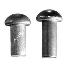 Mushroom head rivets
