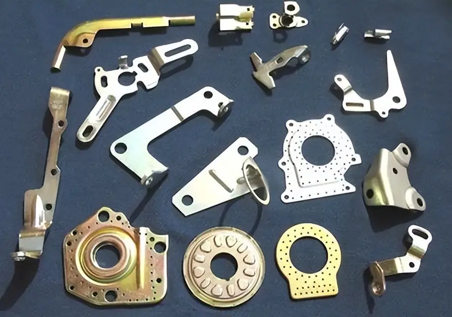 Samples of precision stamped parts