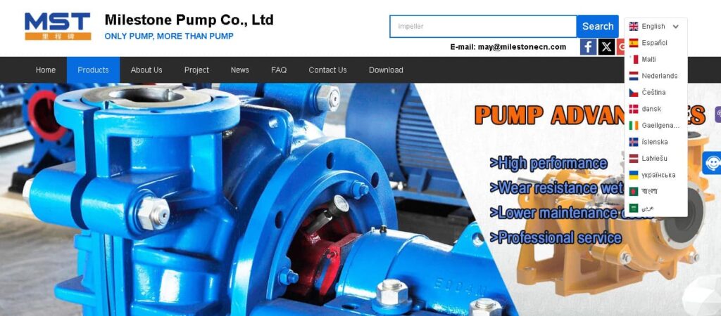 Milestone Pump Co., Ltd