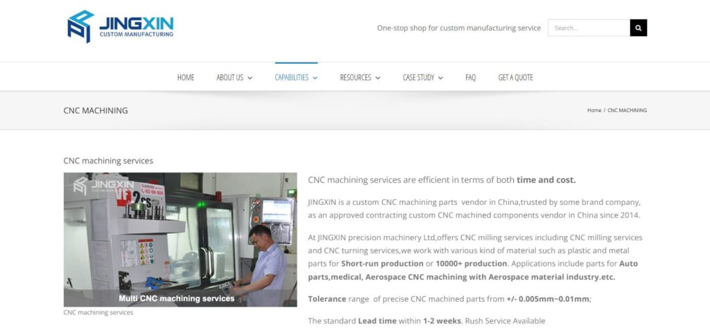 jingxin 5-axis CNC Machining Services