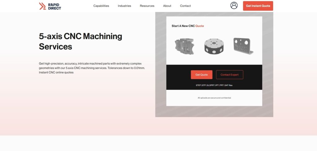 rapiddirect 5-axis CNC Machining Services