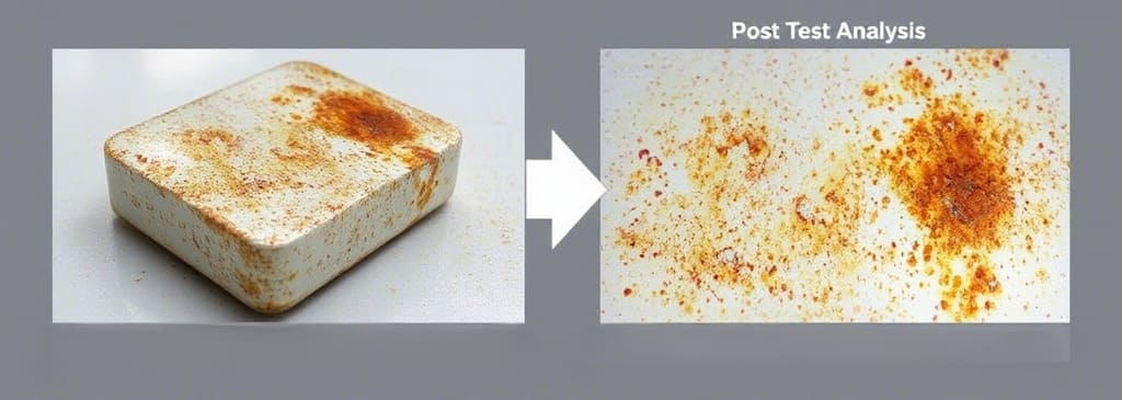 Post Salt Spray Test Analysis