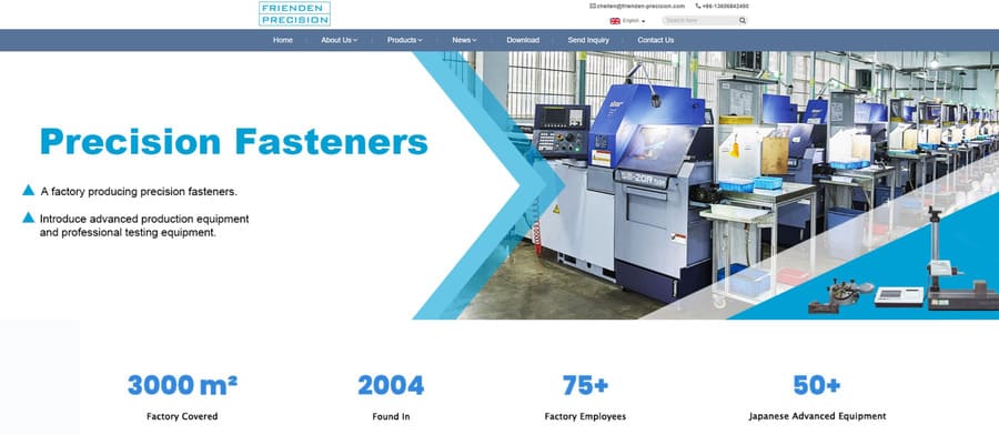Ningbo Frienden Precision Components Co., Ltd web