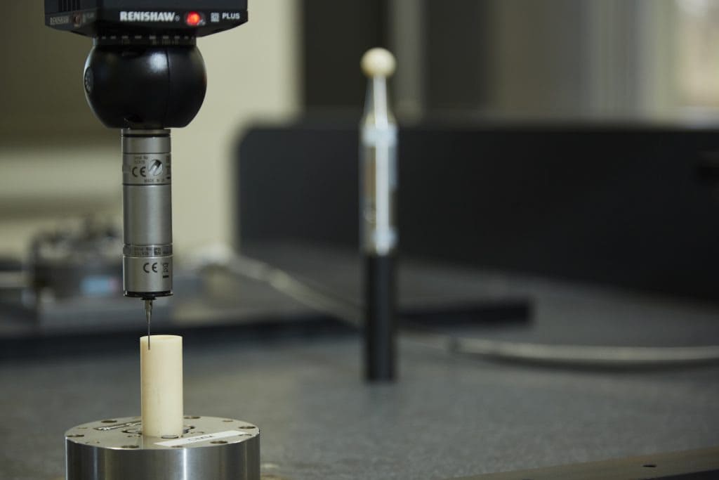 CMM inspection of ceramic parts