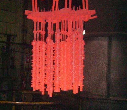 Crankshaft heat treatment