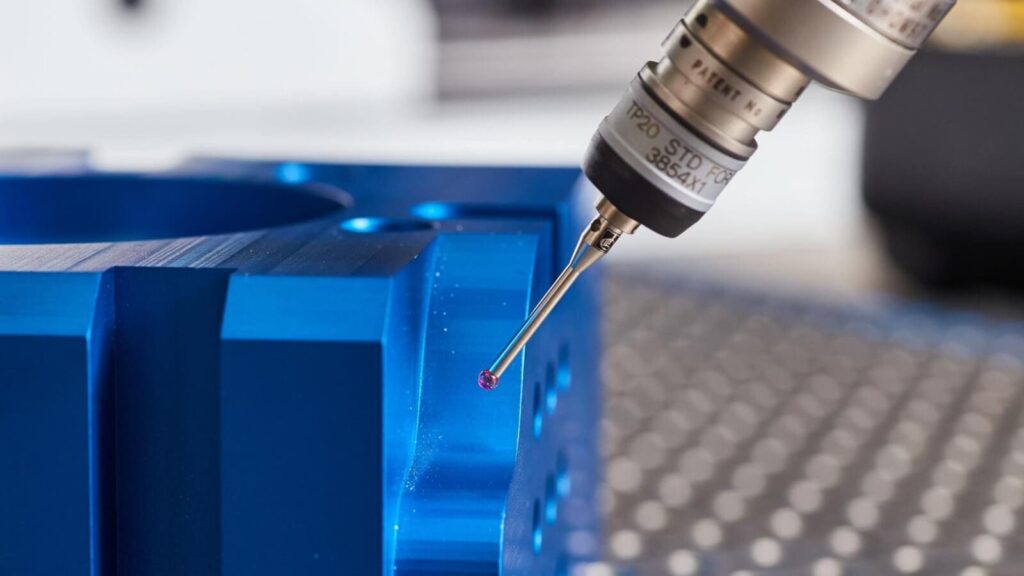 Inspect the part accuracy with CMM