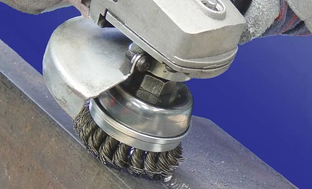 Metal surface polishing treatment