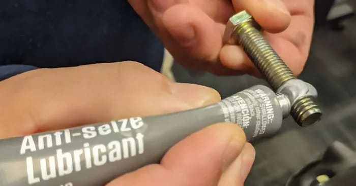 Apply anti-slip agent on threaded fasteners