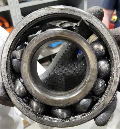 Damaged bearing