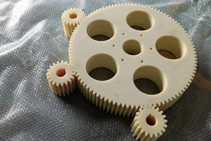 Nylon gears processed by CNC