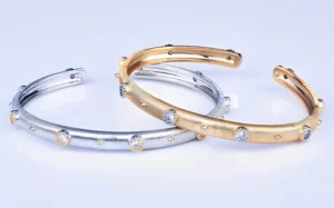 two tone electroplated bracelet