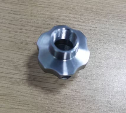 AISI 630 flanged handwheel machined by Richconn using turn-mill machining