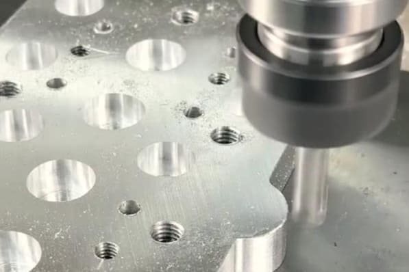 CNC machining of aluminum alloy sheets